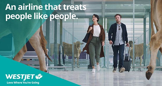 WestJet launches innovative advertising/marketing campaign