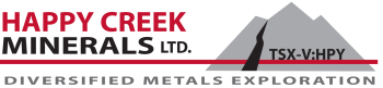 Happy Creek Minerals Ltd. Appoints new Director, President and Chief Executive Officer