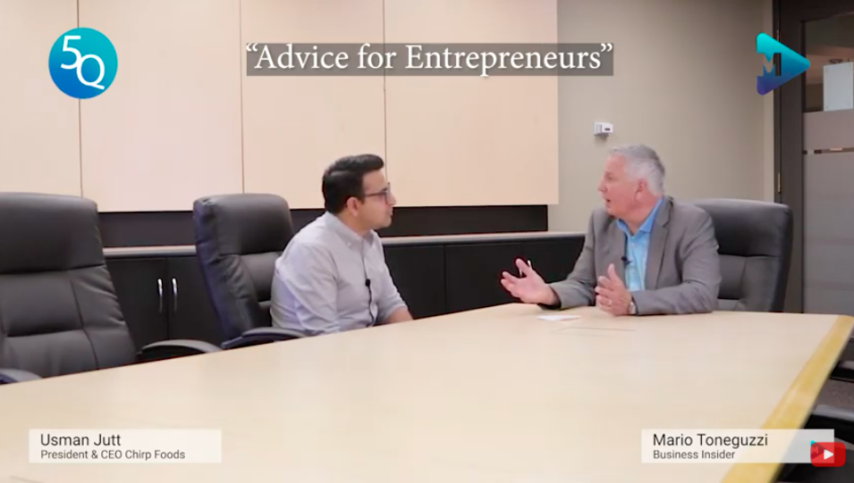 Advice for entrepreneurs