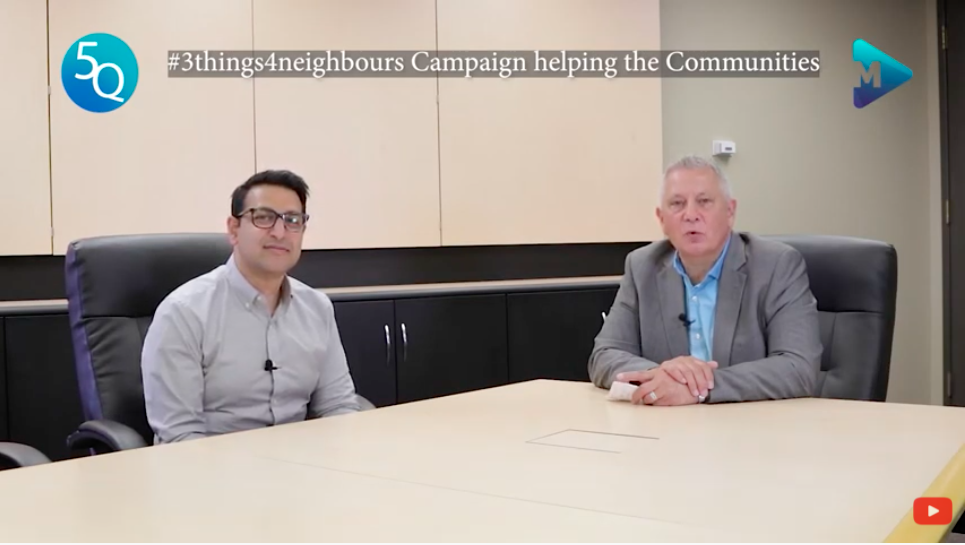 #3Things4Neighbours Campaign supporting community