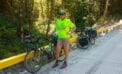 ConnecTour group member Tanya McFerrin during a rest break on a recent ride. How a bike ride across Canada restored my belief in people