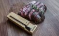 MEATER bamboo charger steak food meat MEATER thermometer takes the guesswork out of cooking