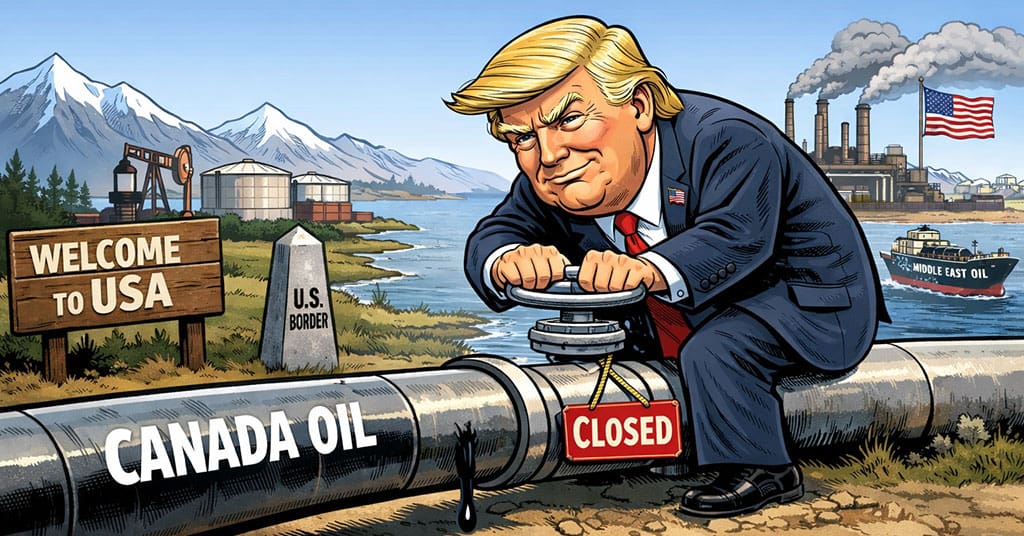 Canada put all its oil eggs in one basket and lost its leverage