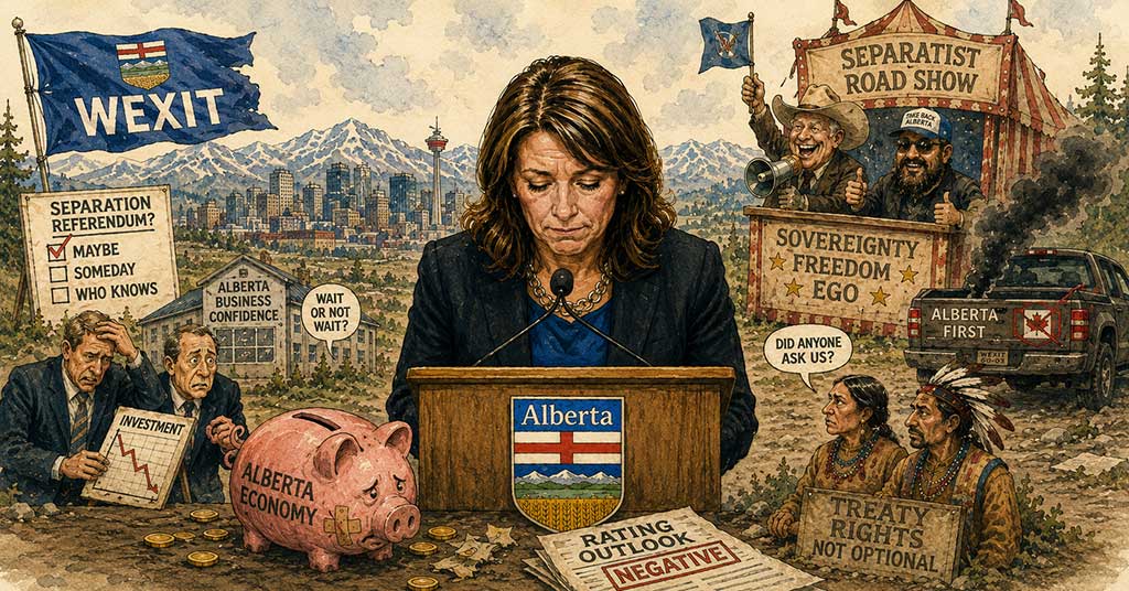 Danielle Smith’s separatist circus comes with a hefty price tag